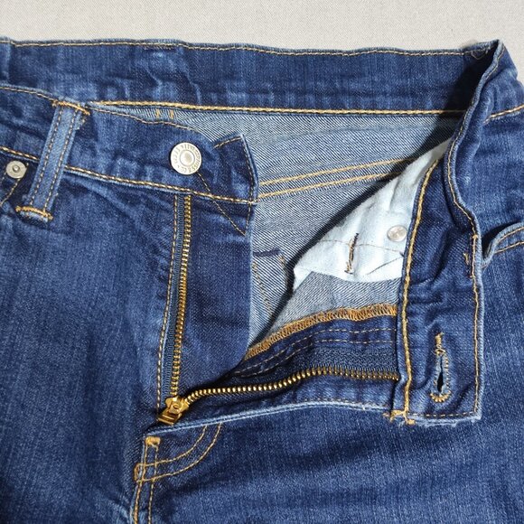 Levi's 504 jeans men's size W30 X L30 ink blue colour straight leg slim denim - Picture 9 of 14